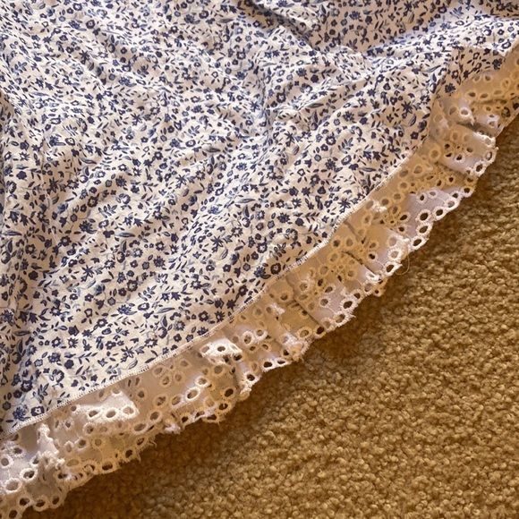 💵3 for $20✅Speechless denim/floral size 3 sundress eyelet lace - Picture 3 of 13